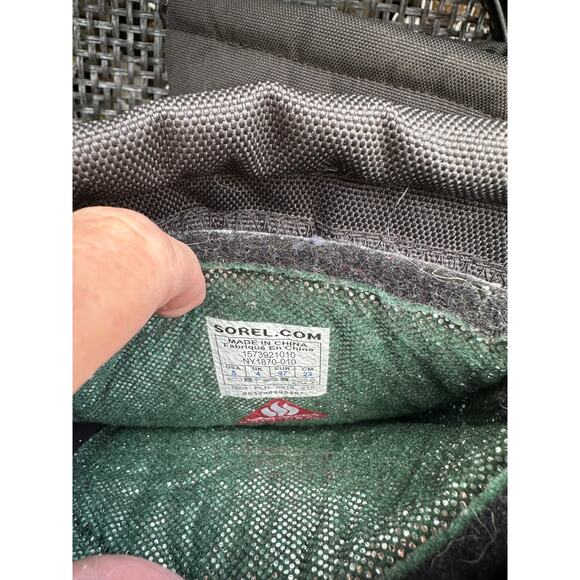 Sorel Youth Glacier XT Winter Boots Black size 5 - Picture 7 of 8